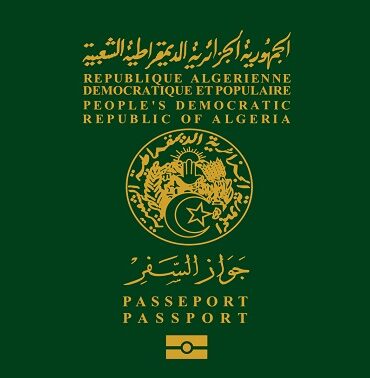 Design passeport Algérien.monalgeria