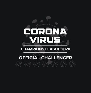T-Shirt Homme Premium "corona champions leauge 2020"