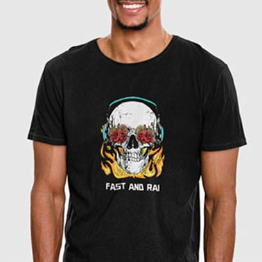T-Shirt Homme Premium "fast and rai"
