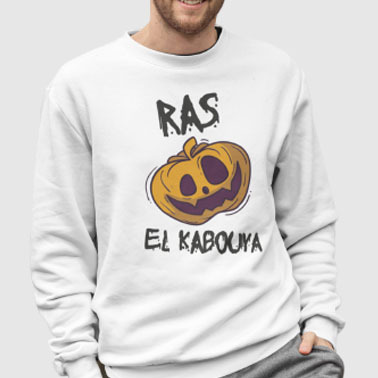 Sweat-Shirt Unisexe personnalisé "RAS EL KABOUYA"