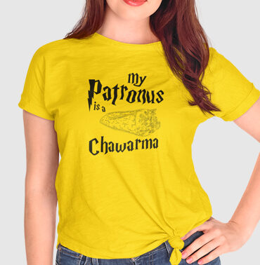 T-Shirt Femme Premium "MY PATRONUS CHAWARMA"