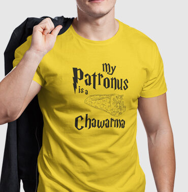 T-Shirt Homme Premium "MY PATRONUS CHAWARMA"