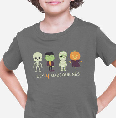 T-shirt Unisex "LES 4 MAZ3OUKINES"