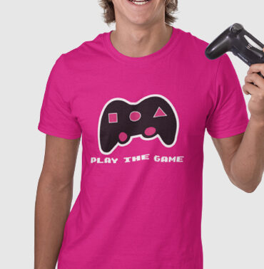 T-Shirt Homme personalisé "PLAY THE GAME"